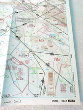 Listing image for AVIATION CHART ROME ITALY Airspace Area 2017 Edition Europe JEPPESEN NOS