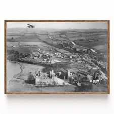Listing image for Linlithgow Palace Photo Poster Alfred Buckham Vintage Aerial Scotland Art Print